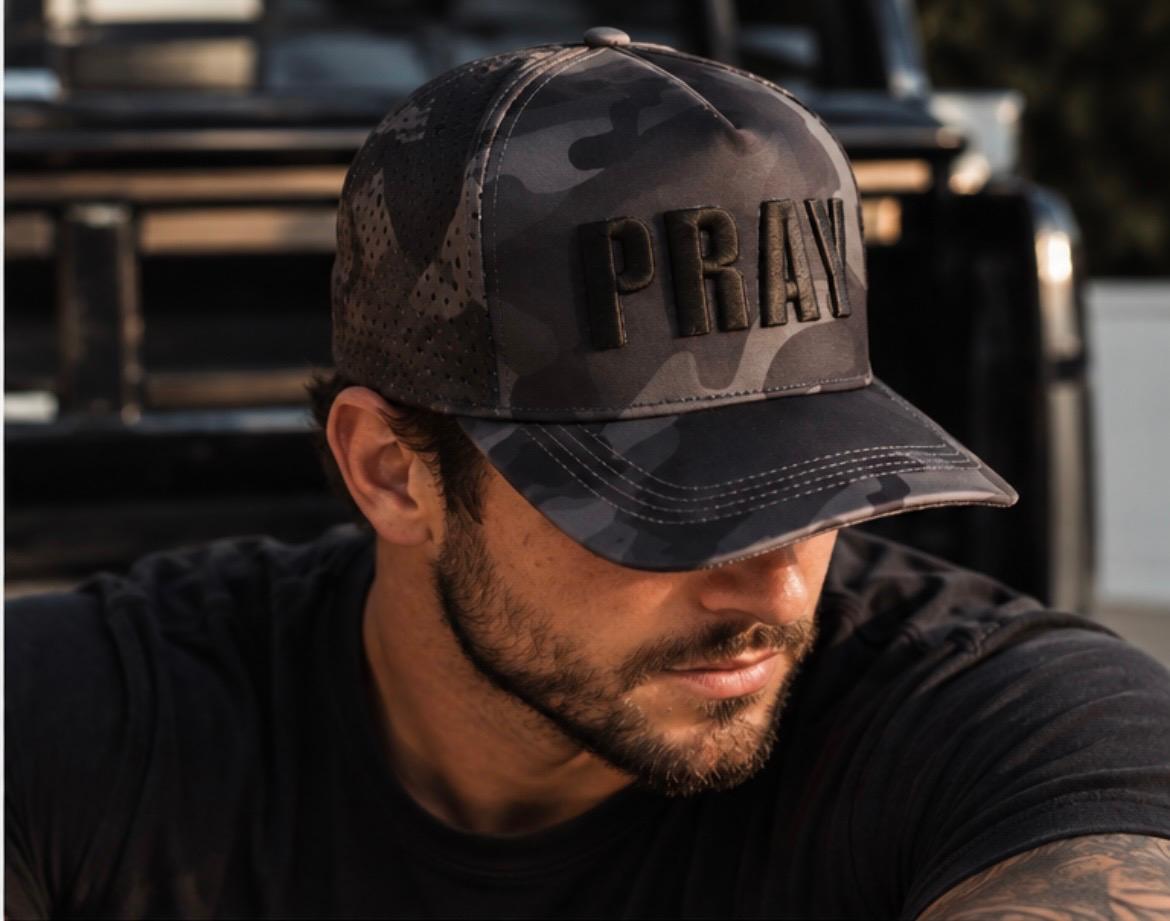 PRAY - Camo Hat – THE BLOOMFIELD EDIT